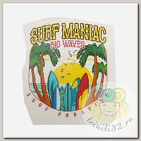 Термотрансфер арт.TBY.1338 Surf Maniac 19,5х16,8см, уп.10шт