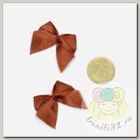 Бантики TBY для нижнего белья 1,5см арт.MJRF072 коричневый 12 уп.100шт