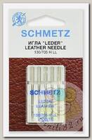 Иглы для бытовых швейных машин Schmetz для кожи 130/705H LL №100, уп.5 игл
