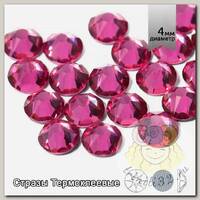 Стразы термоклеевые Xirius 8+8 граней SS16 (3,8-4,0 мм) арт.HF16-14 цв.Fuchsia, уп.100шт