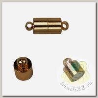Замок магнитный  MAGIC 4 HOBBY для бус арт.MH.111914-4 цв. бронза 16х6 мм уп.10шт