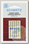 Иглы для бытовых швейных машин Schmetz для кожи 130/705H LL №120, уп.5 игл
