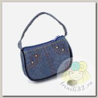 Сумочка Bag 70/01 арт.КЛ.21294 100х60х20мм цв.джинс уп.1шт.