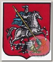 Термоаппликация Герб Москвы арт.TBY.FLAG.7 цв.мульти 60х70мм уп.10шт