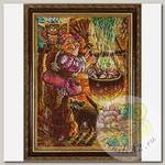 Рисунок на ткани КОНЁК арт. 1364 Кулинар Баба Яга 29х39 см