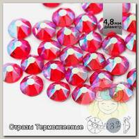 Стразы термоклеевые Xirius 8+8 граней SS20 (4,6-4,8 мм) арт.HF20-07 цв.AB Siam, уп.100шт