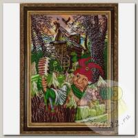 Рисунок на ткани КОНЁК арт. 1363 Селфи с Бабой Ягой 29х39 см