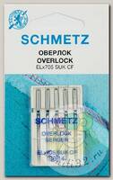 Иглы для бытовых швейных машин Schmetz  оверлок ELx705 SUK CF №90, уп.5 игл