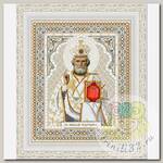 Рисунок на ткани (Бисер) КОНЁК арт. 7106 Св. Николай Чудотворец 20х25 см