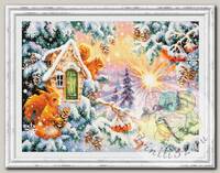 Набор для вышивания ЧУДЕСНАЯ ИГЛА арт.110-700 Зимнее утро 40x30 см