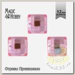 Стразы пришивные акриловые MAGIC 4 HOBBY арт.MG.EF.02 12x12 мм квадрат цв.04 уп.5х20 шт