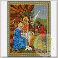Рисунок на ткани (Бисер) КОНЁК арт. 9851 Рождество Христово 29х39 см