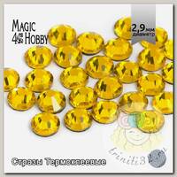 Стразы термоклеевые MAGIC 4 HOBBY SS10 (2,7-2,9 мм)  цв. Citrine уп.288шт