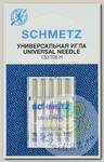 Иглы для бытовых швейных машин Schmetz стандартные 130/705H №70/80(2)/90/100, уп.5 игл