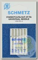 Иглы для бытовых швейных машин Schmetz стандартные 130/705H №70/80(2)/90/100, уп.5 игл