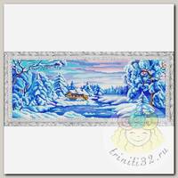 Рисунок на ткани (Бисер) КОНЁК арт. 9981 Зима искристая 25х65 см