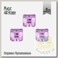 Стразы пришивные акриловые MAGIC 4 HOBBY арт.MG.EF.02 08x08 мм квадрат цв.05 уп.5х50 шт