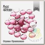 Стразы пришивные акриловые MAGIC 4 HOBBY арт.MG.E.02 25 мм круг цв.04 розовый уп.30 шт