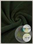 Ткань флис 2-х ст. TBY-0059-S078 190 г/м2 100% ПЭ шир.150см  цв.S078 олива рул.24кг