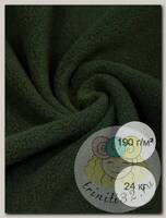Ткань флис 2-х ст. TBY-0059-S078 190 г/м2 100% ПЭ шир.150см  цв.S078 олива рул.24кг