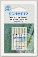 Иглы для бытовых швейных машин Schmetz микротекс (особо острые) 130/705H-M №90, уп.5 игл