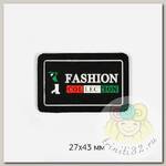 Аппликация пришивная FASHION арт.TBY.SHEV.12 2,5х4,3см цв.мульти уп.20шт