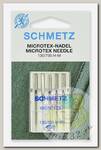 Иглы для бытовых швейных машин Schmetz микротекс (особо острые) 130/705H-M №60, уп.5 игл