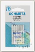 Иглы для бытовых швейных машин Schmetz для плоскошовных машин, хромированные  CF ELx705 №65, уп.5 игл