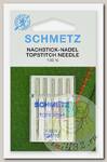 Иглы для бытовых швейных машин Schmetz Топ Стич 130N NM №100,уп.5 игл