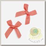 Бантики пришивные арт.MJ.RF.070.14 3,5см цв.14 коралловый уп.100шт