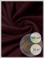 Ткань флис 2-х ст. TBY-0059-S088 190 г/м2 100% ПЭ шир.150см  цв.S088 коричневый рул.25кг