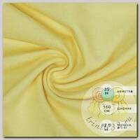 Футер 2х нитка петля Поликоттон стрейч 220г/м2 Twill French Terry цв.S802 желтый в рулоне 35м