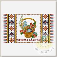 Рисунок на ткани (Бисер) КОНЁК арт. 9405 Рушник пасхальный 35х60 см