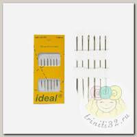 Иглы швейные ручные IDEAL арт.ID-091 (0340-0091) для кожи, уп.6 игл