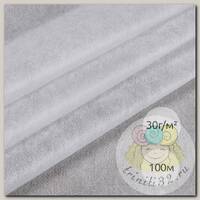 Флизелин IdealTex клей PA точечный 30г/м2 белый 6030W 90см рул.100м