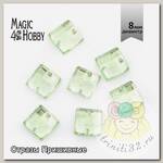 Стразы пришивные акриловые MAGIC 4 HOBBY арт.MG.EF.01 08x08 мм квадрат цв.10 уп.50 шт