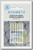 Иглы для бытовых швейных машин Schmetz стрейч 130/705H-S №65 (2) 75(2), 90(1) уп.5 игл