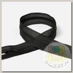 Молния Mzip пласт. потайная №3 45см н/р цв.F322 черный уп.50шт