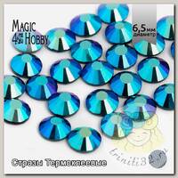 Стразы термоклеевые MAGIC 4 HOBBY SS30  (6,3-6,5 мм) цв. AB Jet уп.288шт