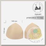 Чашечки-вкладыши треугольные р.75 B-C (M) пуш-ап TBY-G7 телесный 02 уп.10 пар