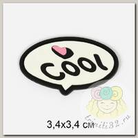 Аппликации пришивные арт.TBY.2355 Cool 3,4х3,4см уп.20шт