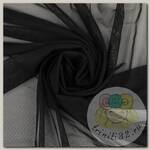 Сетка стрейч арт.TBY-03128209 51г/м2 (аналог Лаума 591С) ш.150см цв.черный рул.50м