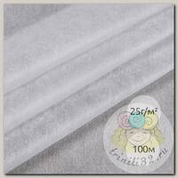 Флизелин IdealTex клей PA точечный 25г/м2 белый 6025W 90см рул.100м