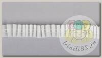 Лента шторная 25мм сборка карандаш арт.П-315К цв.белый уп.100м
