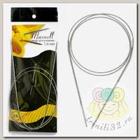 Спицы круговые для вязания на тросиках Maxwell Black 80 см арт.#16 1,6мм