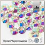 Стразы термоклеевые Xirius 8+8 граней SS16 (3,8-4,0 мм) арт.HF16-02 цв.Crystal AB, уп.1440шт