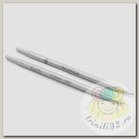36173 Knit Pro Спицы съемные для вязания укороченные Mindful 3,5мм/10см, нержавеющая сталь, серебристый, 2шт