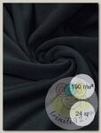 Ткань флис 2-х ст. TBY-0059-S156 190 г/м2 100% ПЭ шир.150см  цв.S156 тем.серый рул.24кг