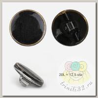 Пуговицы пластик TBY.B301 цв.05 черный 20L на ножке 30шт