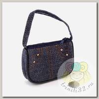Сумочка Bag 70/02 арт.КЛ.21295 100х60х20мм цв.т.джинс уп.1шт.